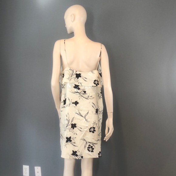 NWOT Alice & Olivia White Floral Dress Size Large - Picture 6 of 8